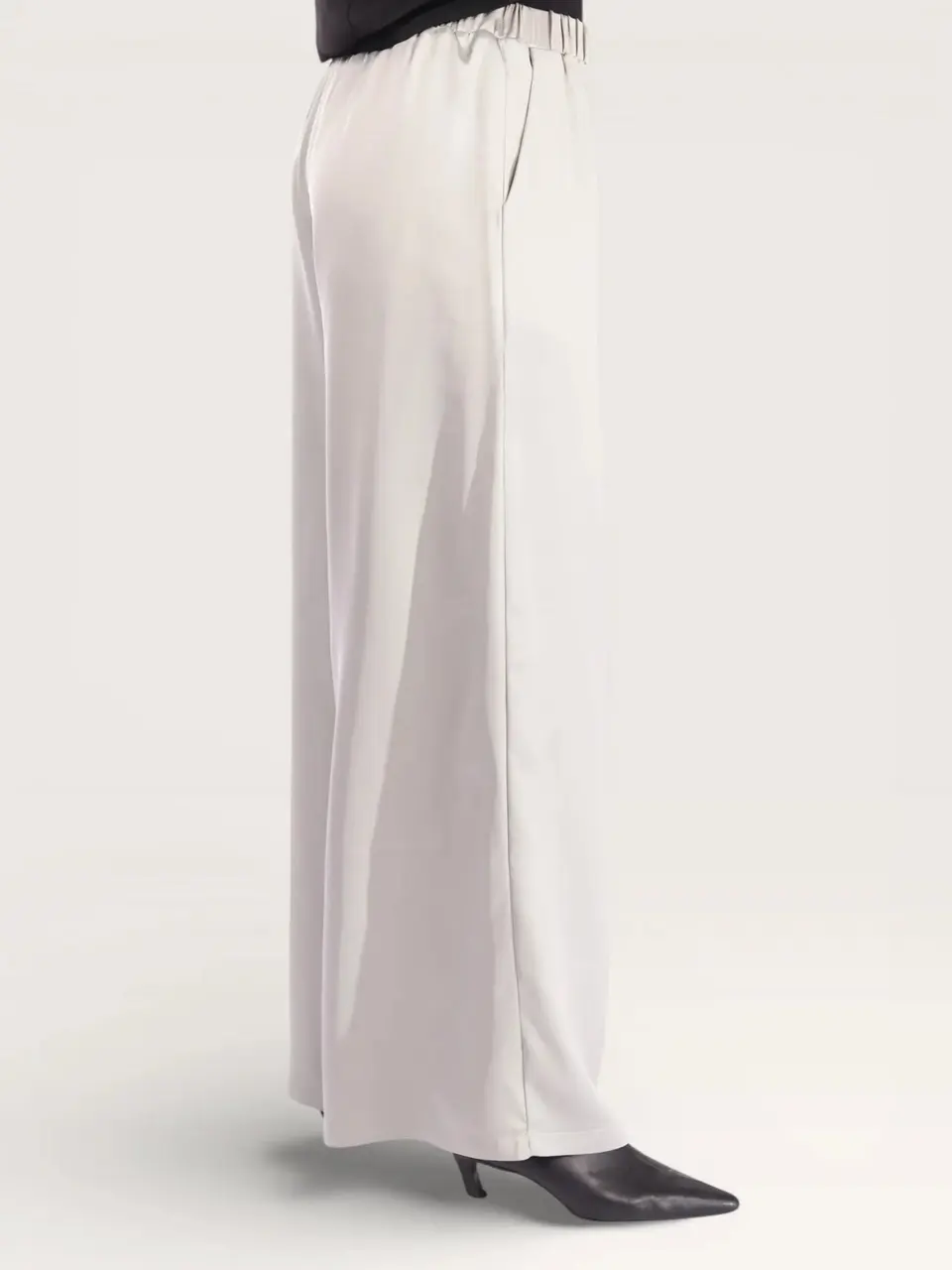 silk muse pants - pistachio