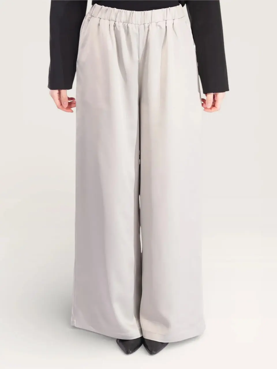 silk muse pants - pistachio