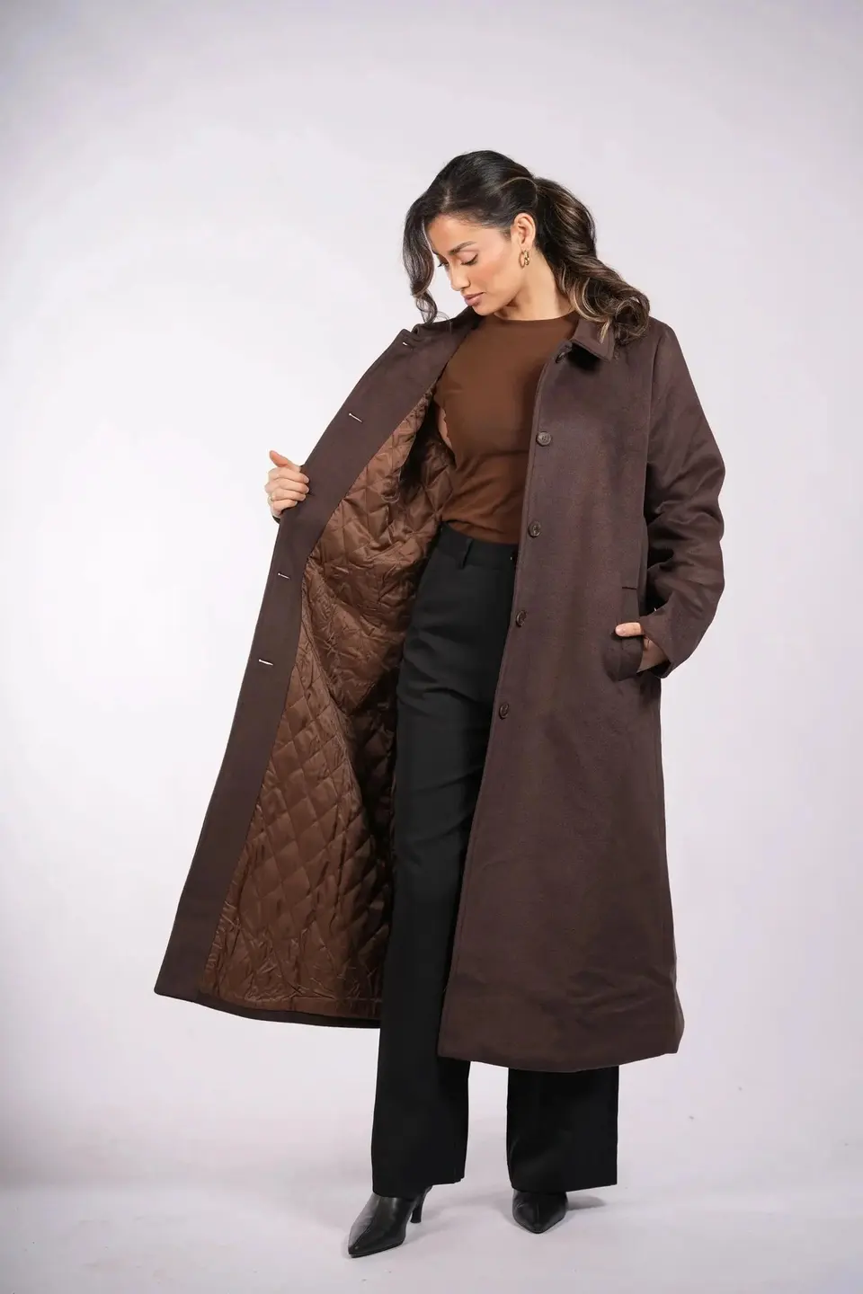the vienna coat - espresso