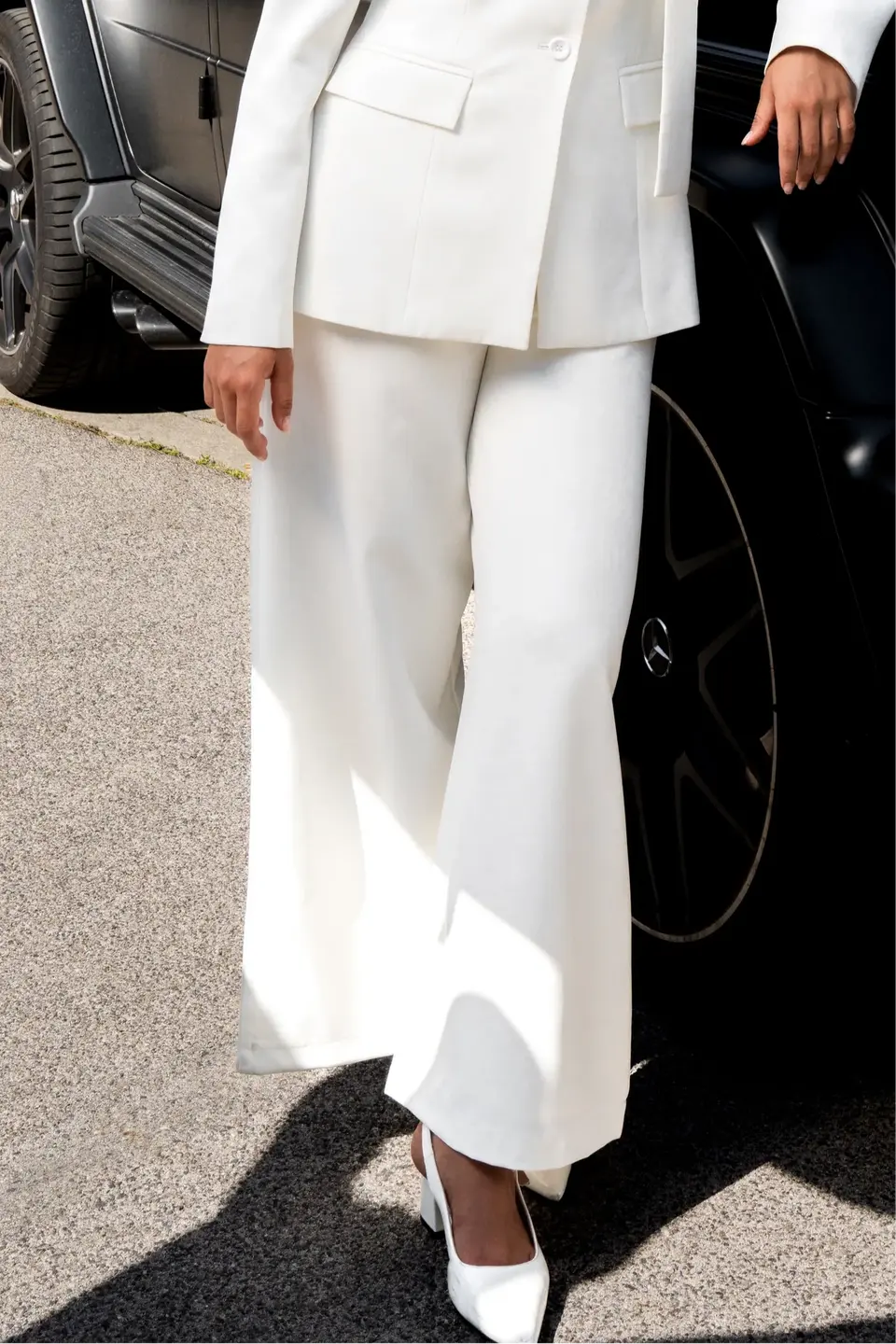 the palais pants - white