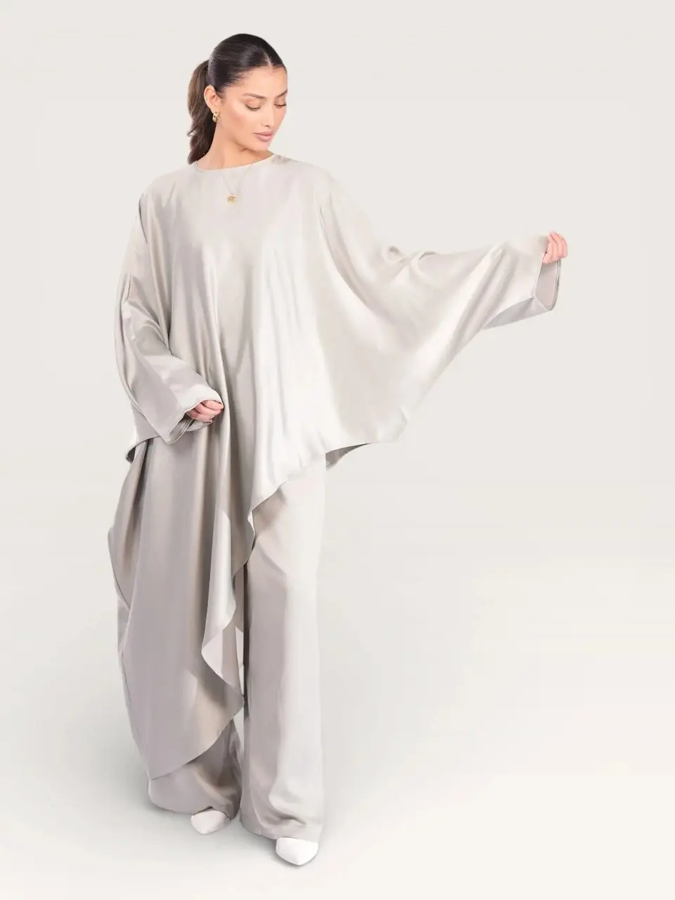 silk muse long version - pistachio