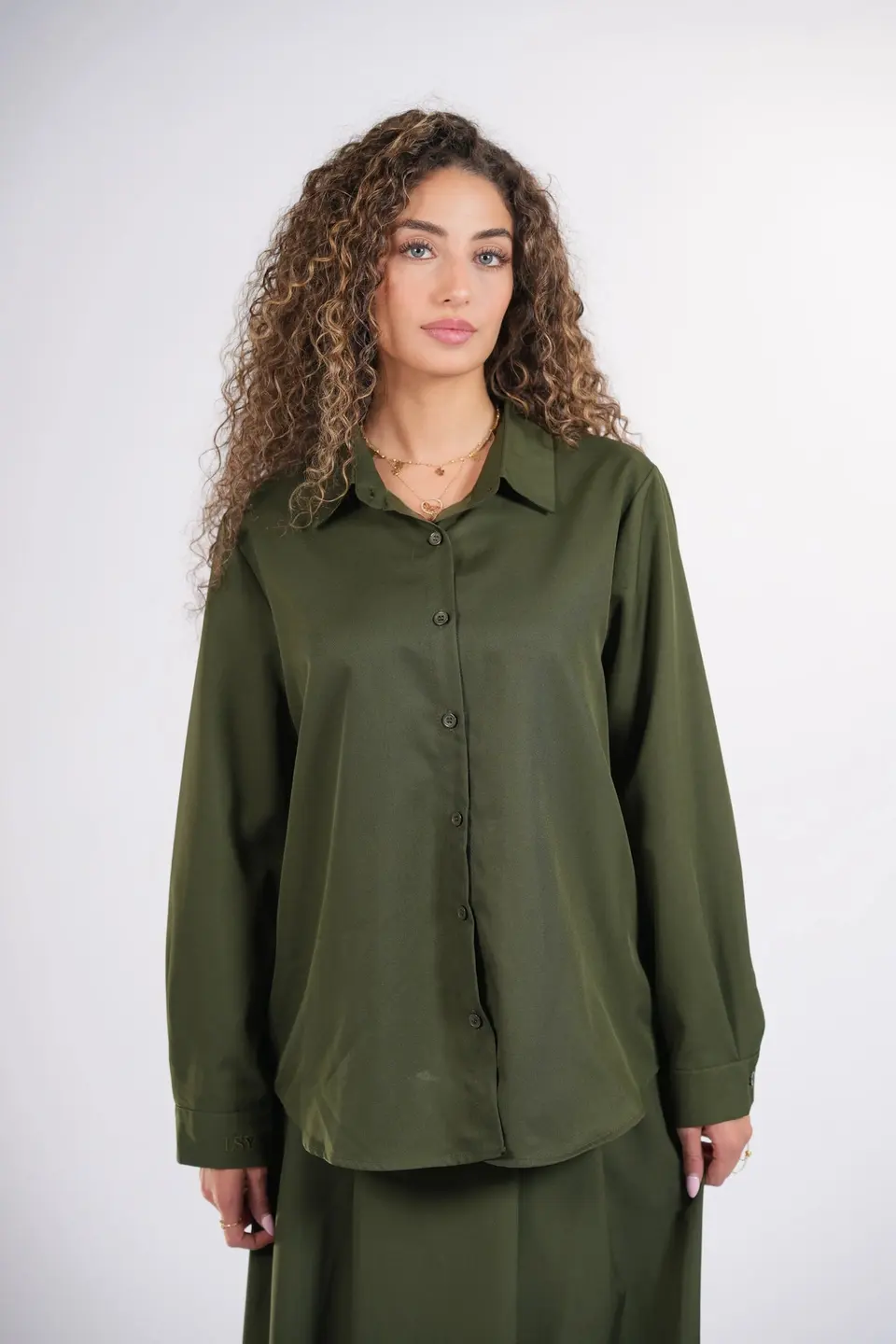 timeless blouse - khaki green