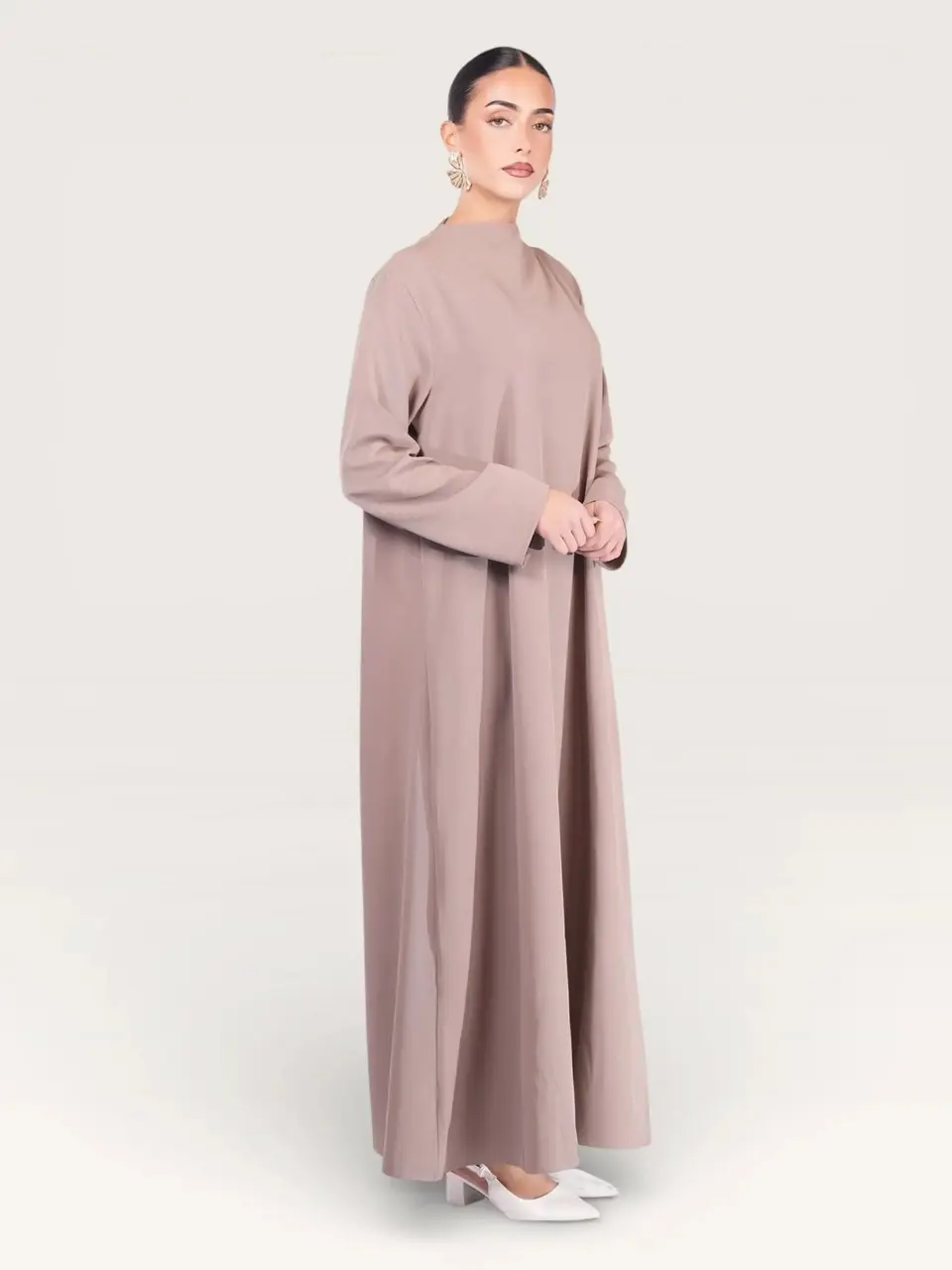 kimono abaya - stone