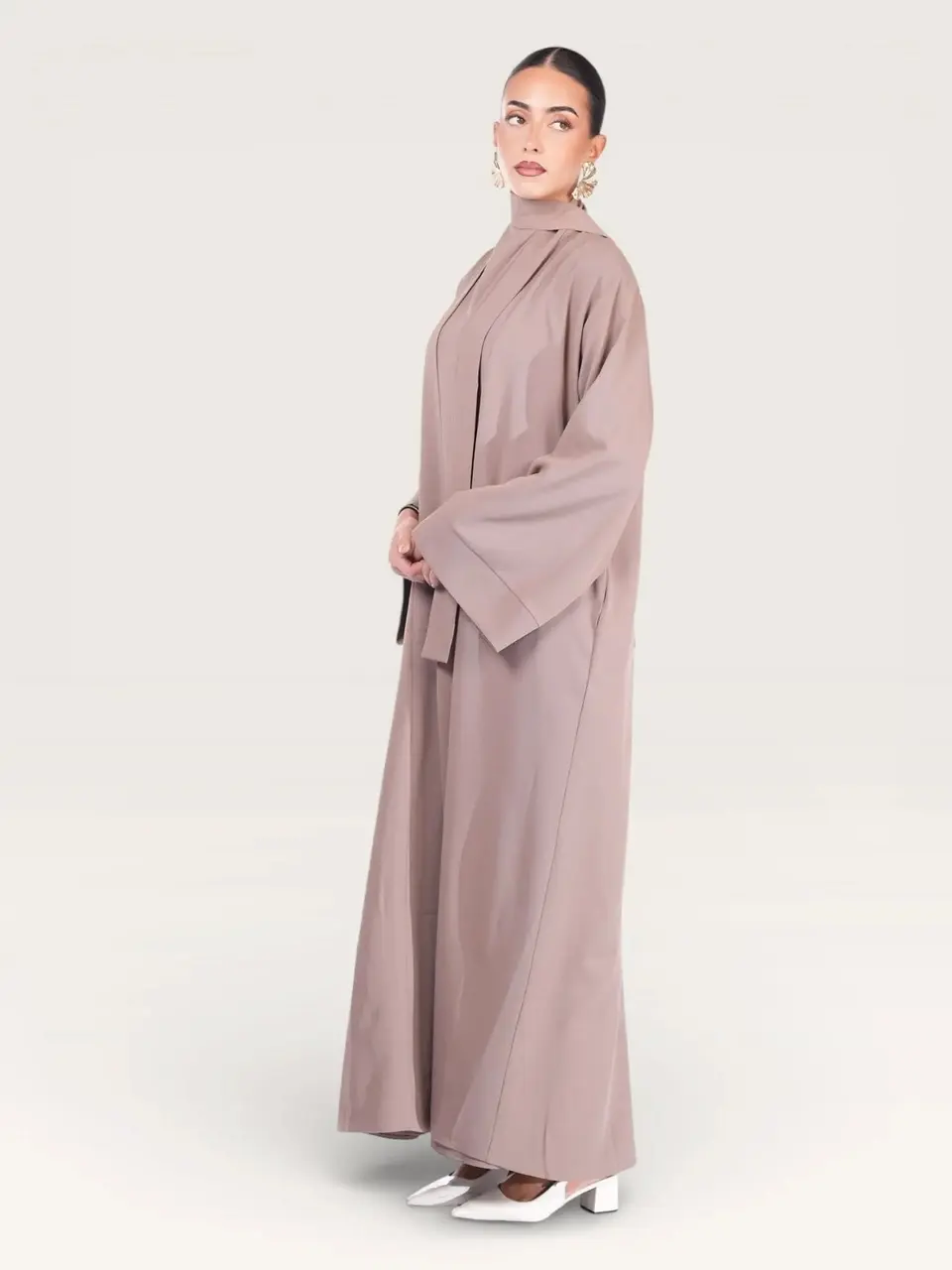 kimono abaya - stone