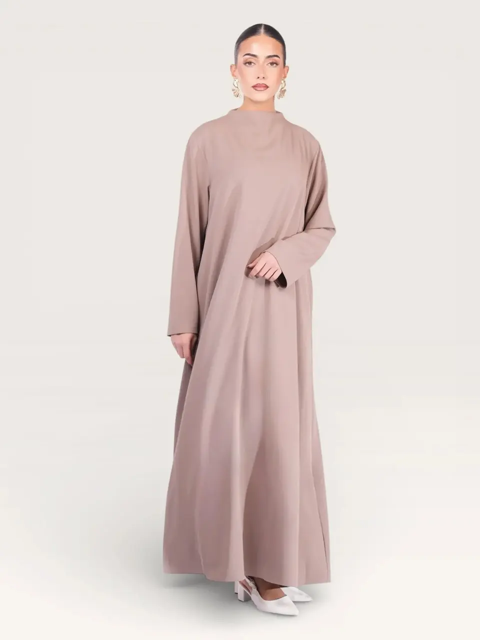 kimono abaya - stone