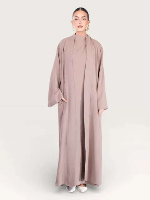 kimono abaya - stone