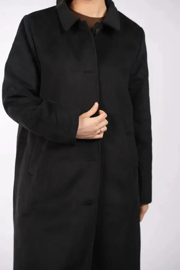 the vienna coat - black