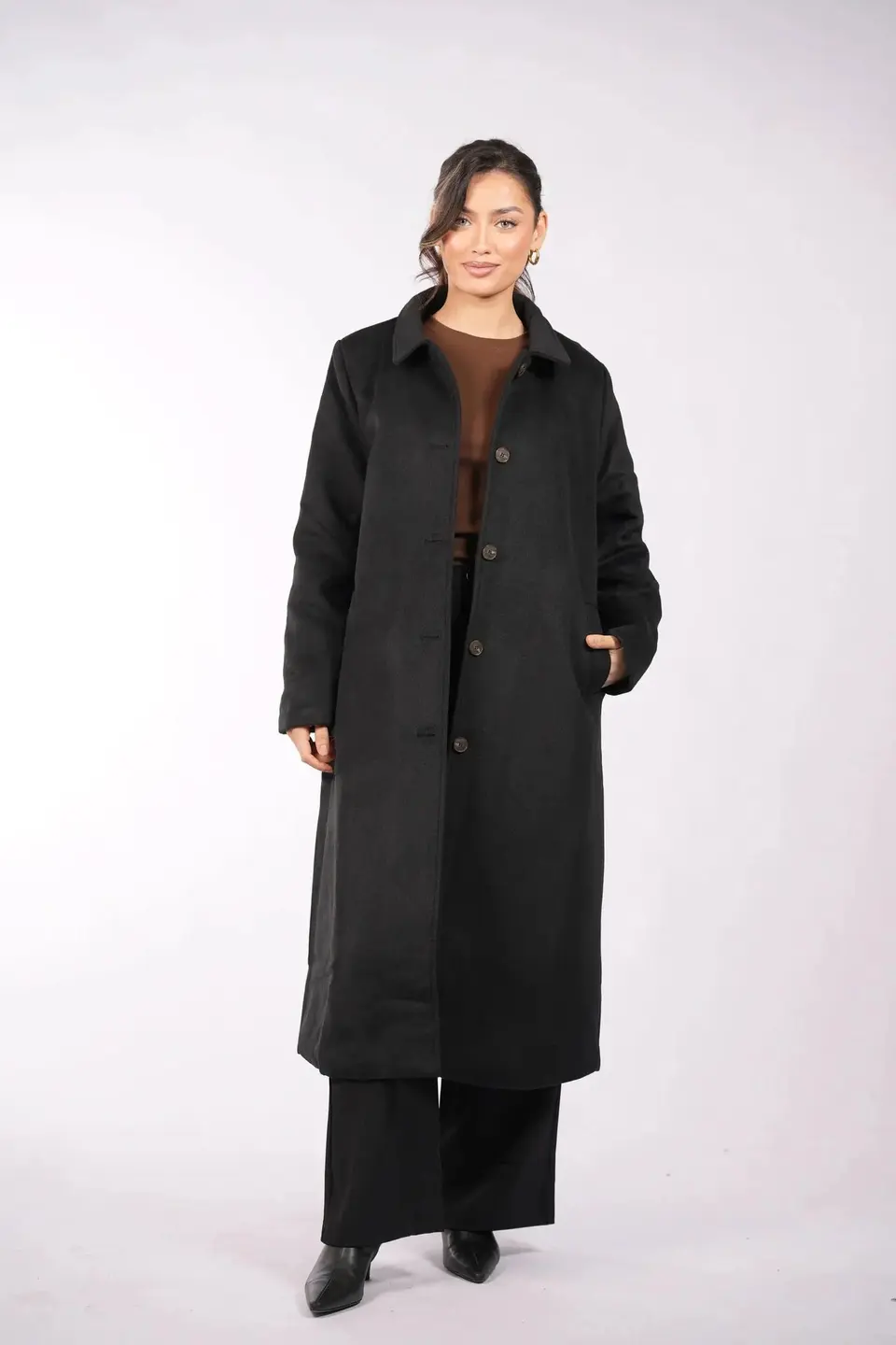 the vienna coat - black
