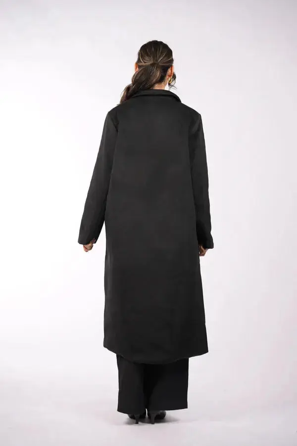 the vienna coat - black
