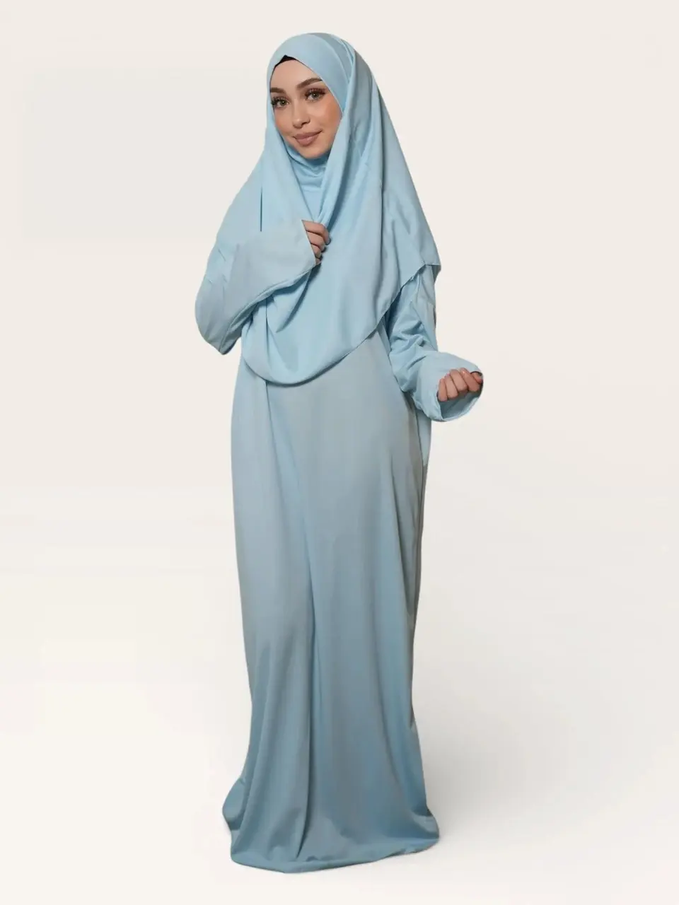 prayer dress jersey - baby blue