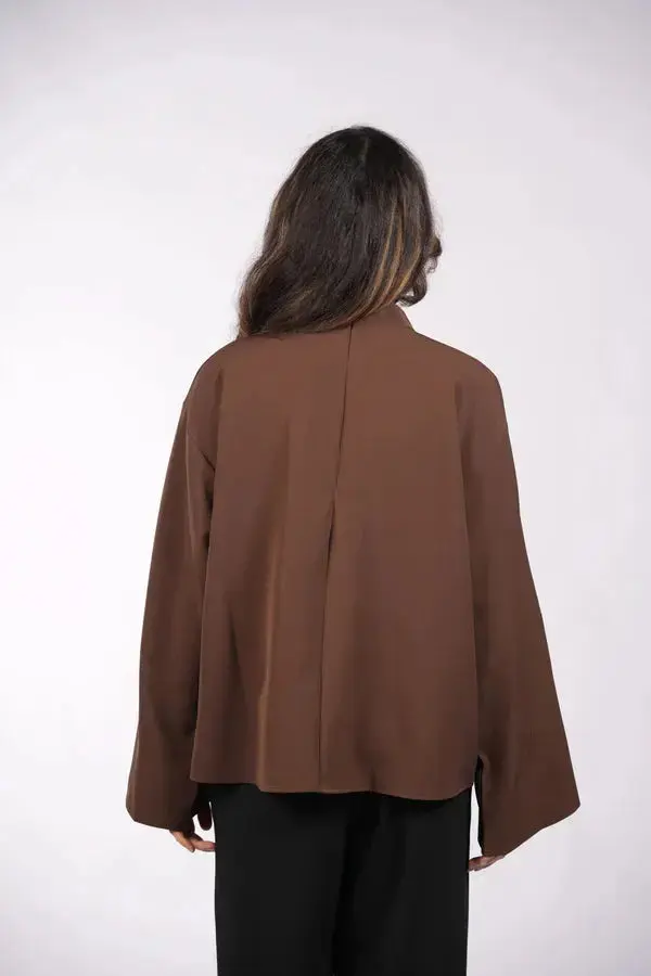 the legacy shirt - dark chocolate