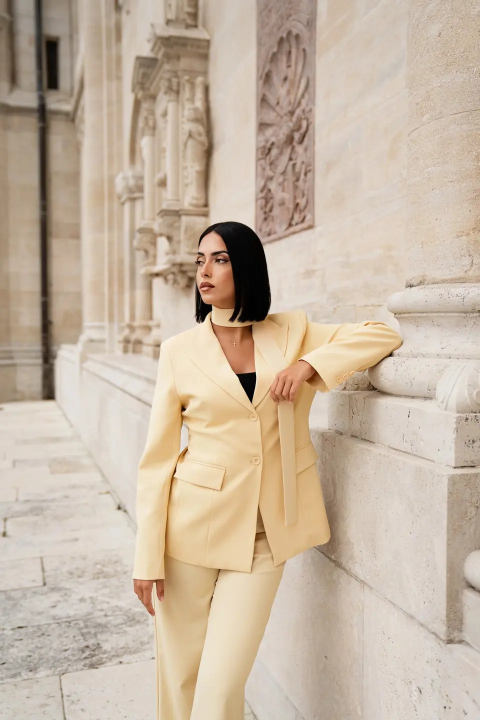 the palais pants - butter yellow