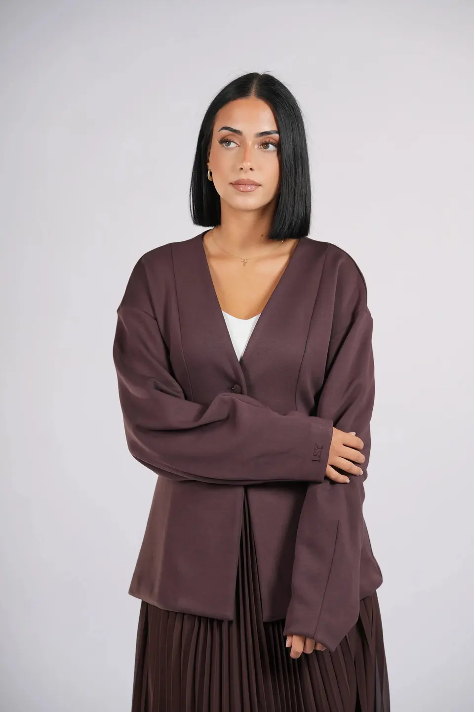 opera blazer - espresso