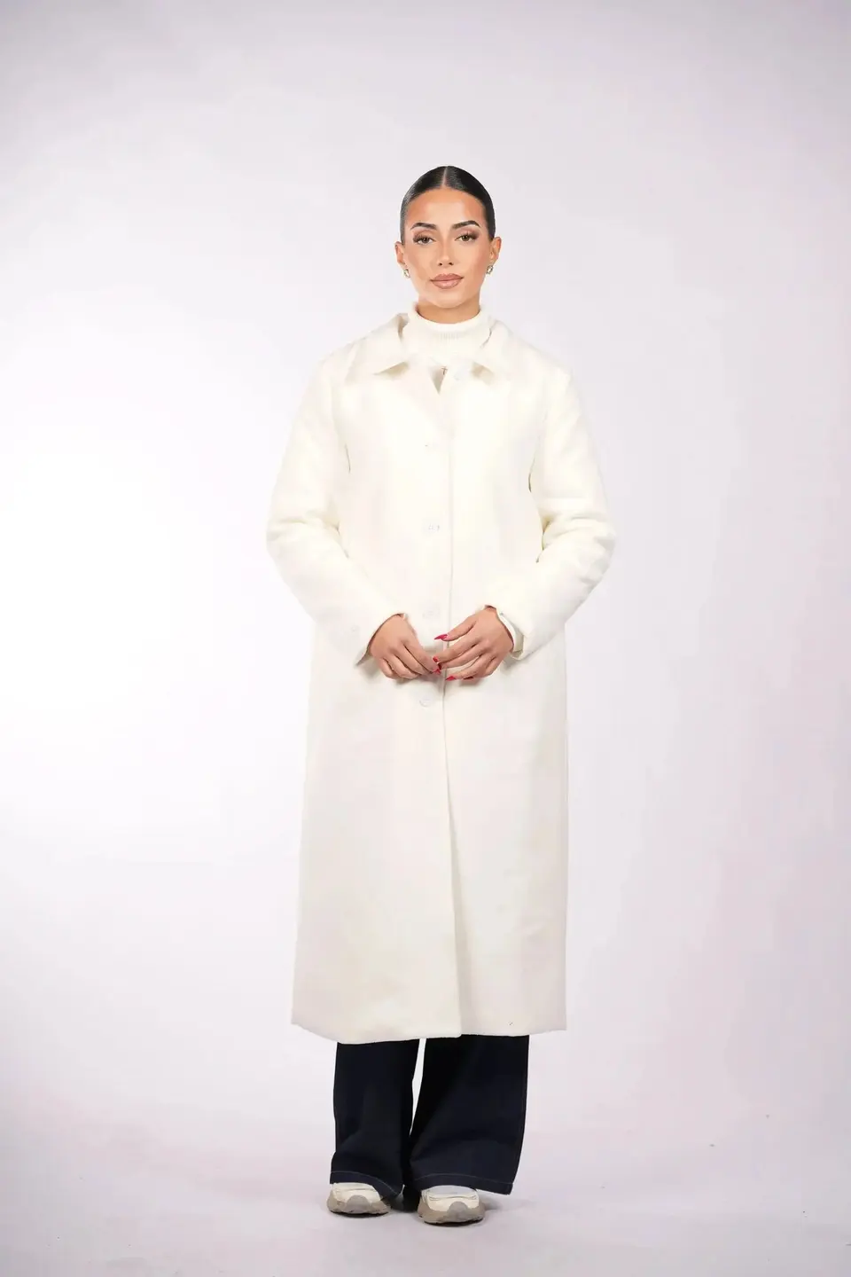 the vienna coat - white