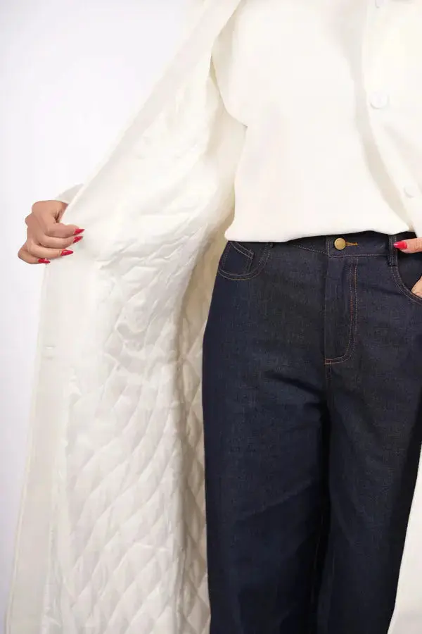 the vienna coat - white