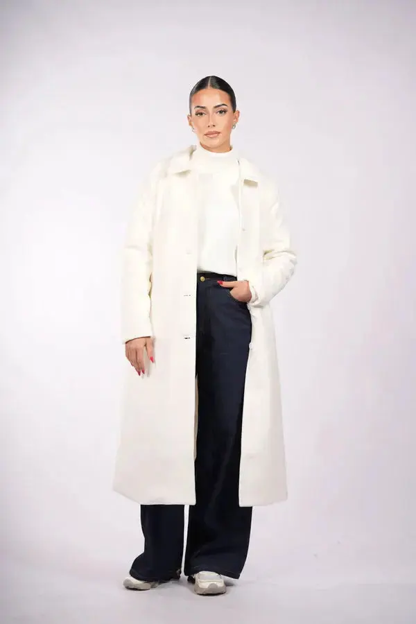 the vienna coat - white