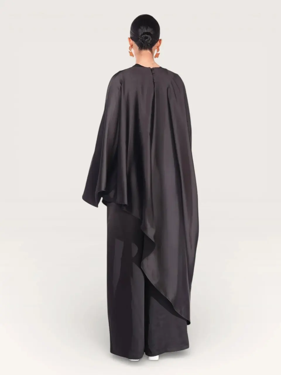 silk muse long version - black