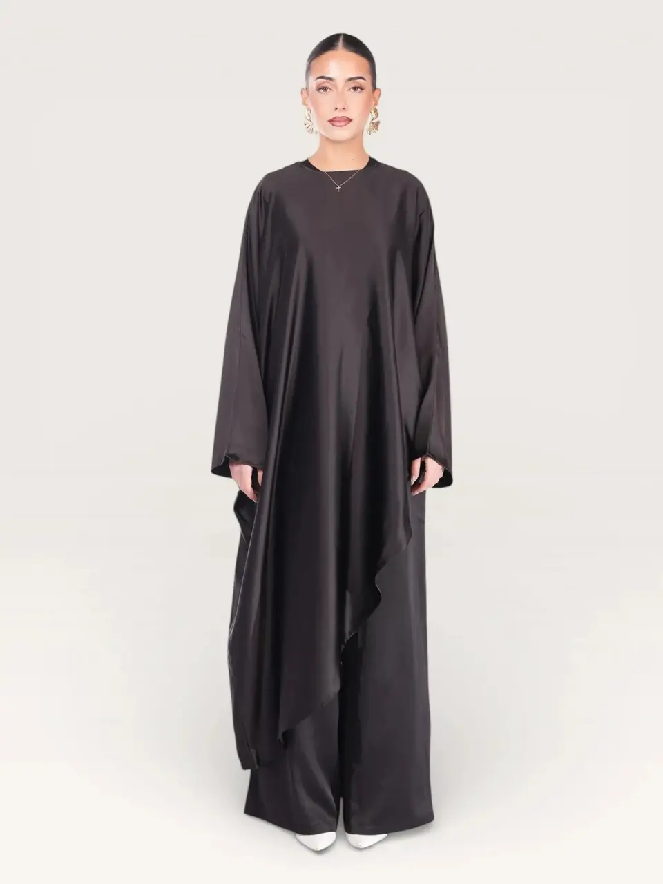 silk muse long version - black