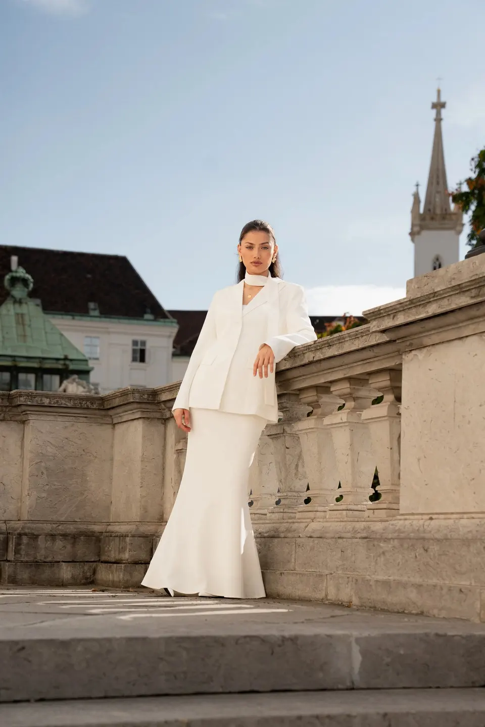 the palais skirt - white