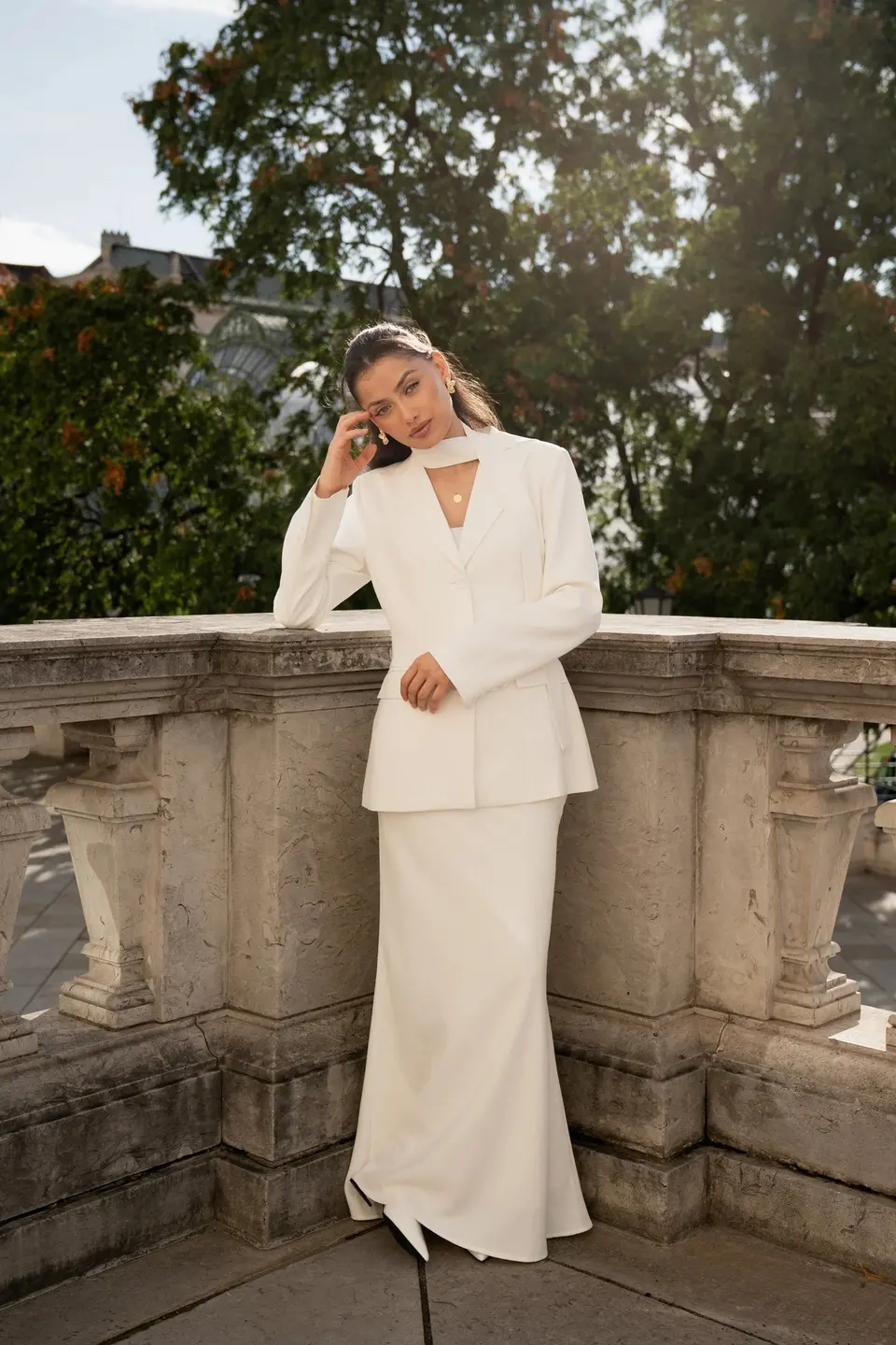 the palais skirt - white