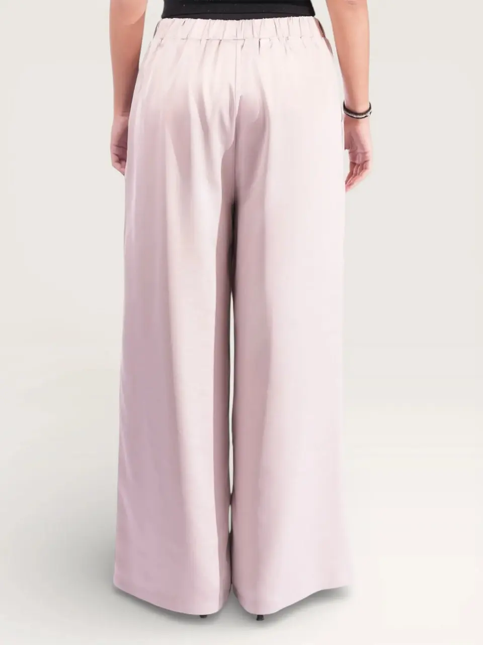 silk muse pants - almond
