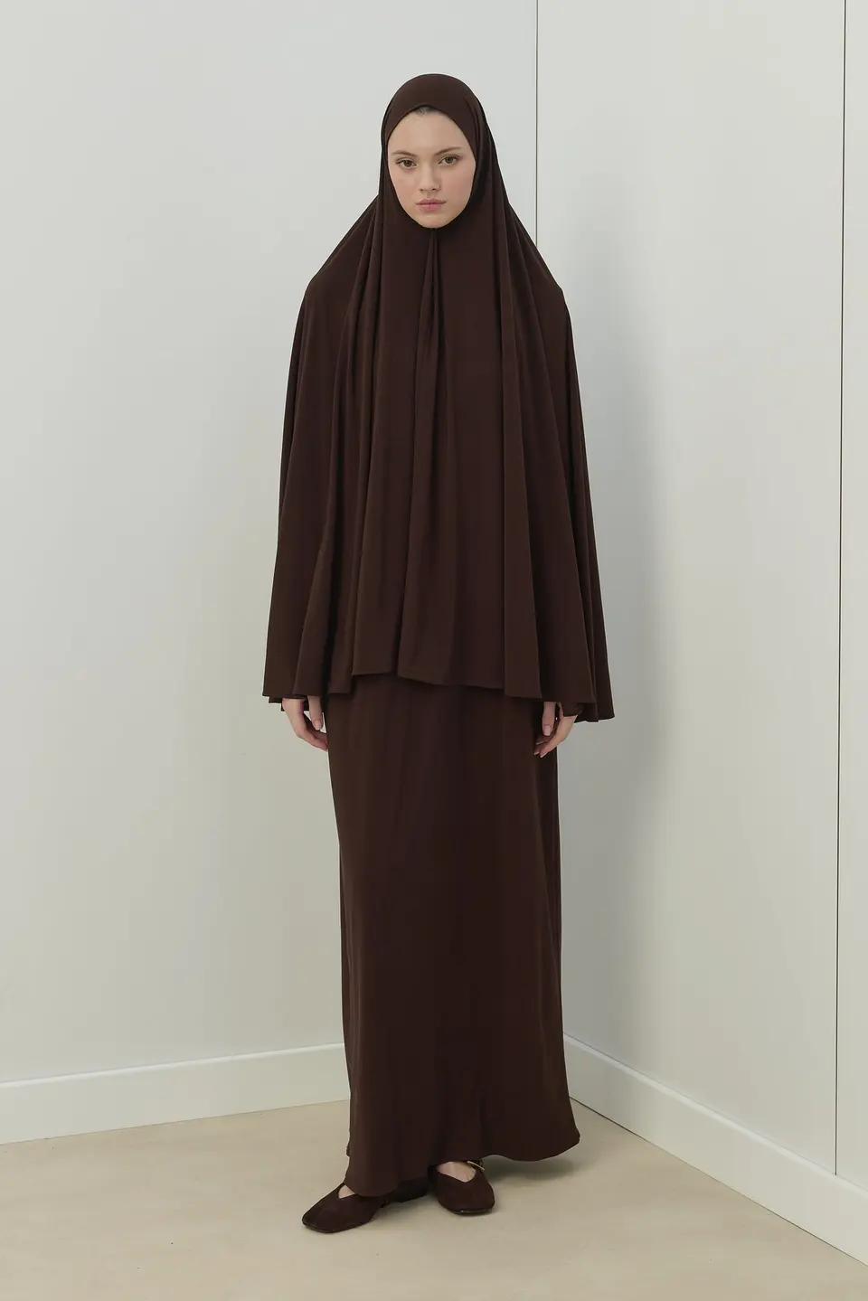 Breathable Jersey Khimar set