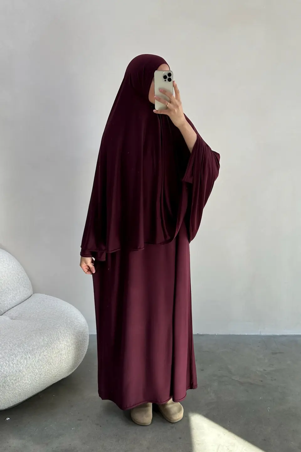 Premium Jersey Khimar set
