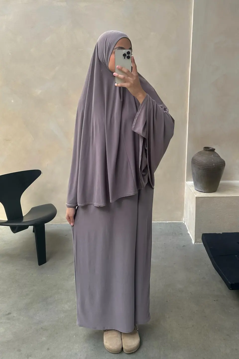 Premium Jersey Khimar set