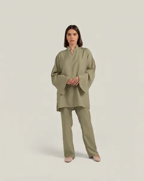 LOOSE BLOUSE - SAGE