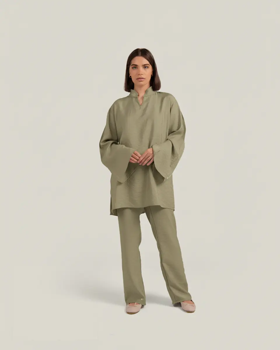 LOOSE BLOUSE - SAGE