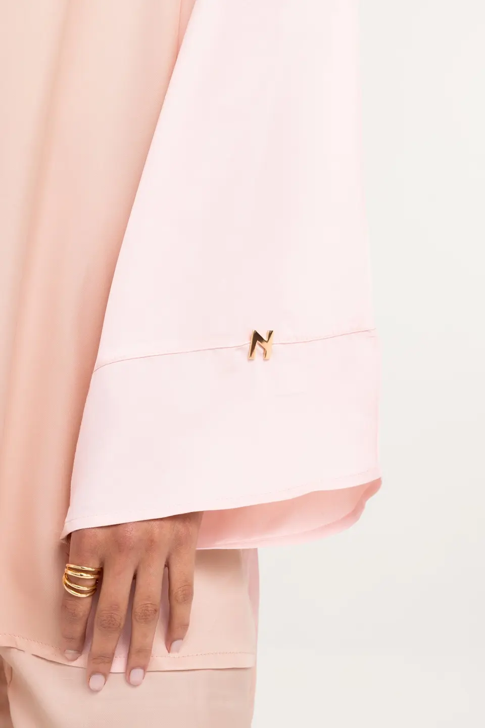 SATIN BLOUSE - ROSE