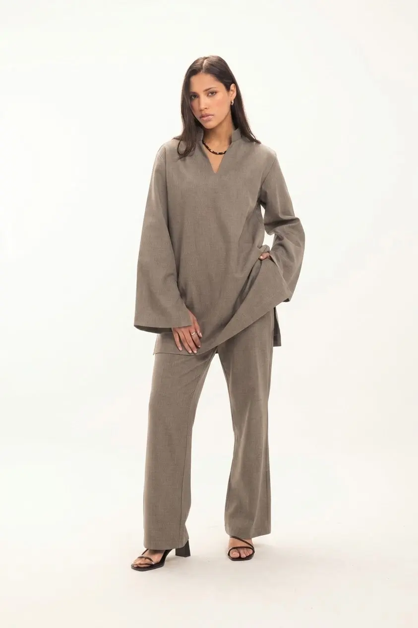 LOOSE BLOUSE - ASH