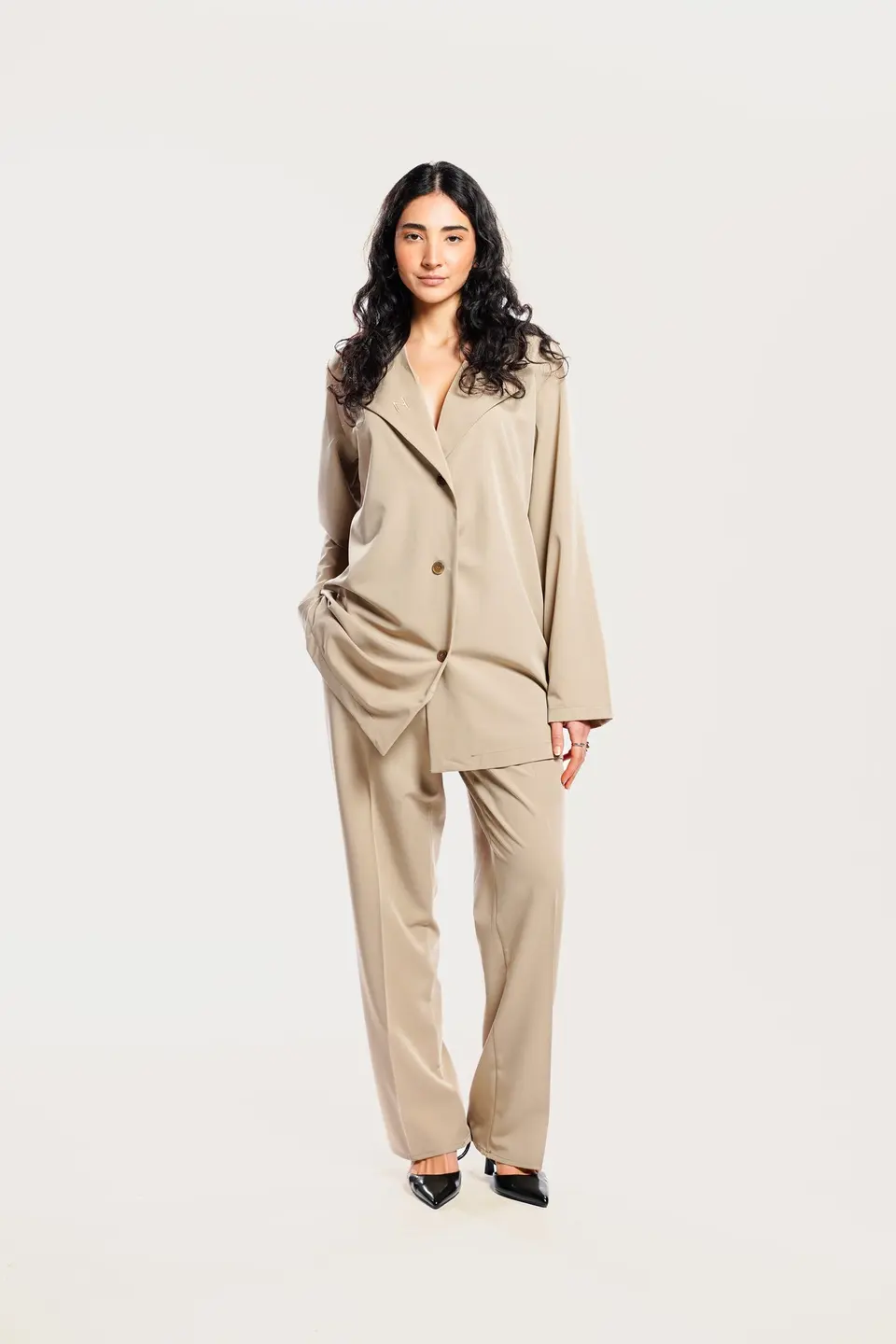 TAILORED PANTS - CHAI