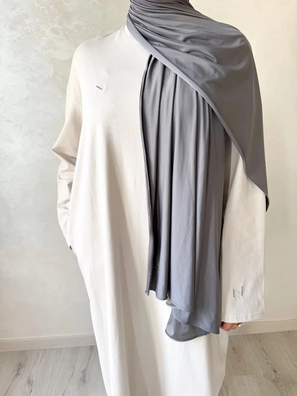 Cotton Sweater Dress Stone