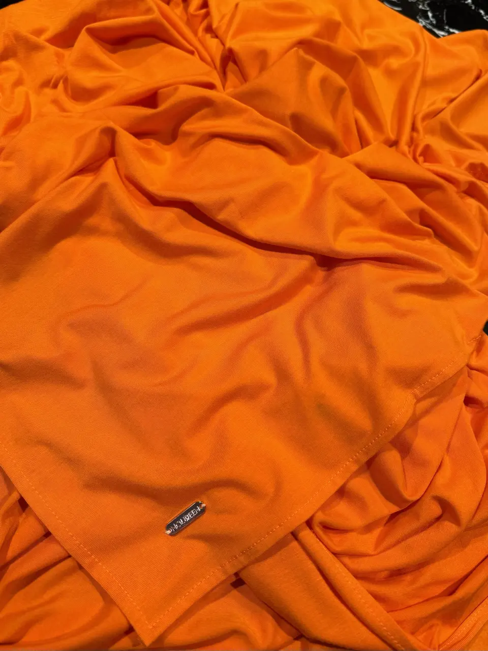 Bamboo/Rayon Plain – Bright Orange