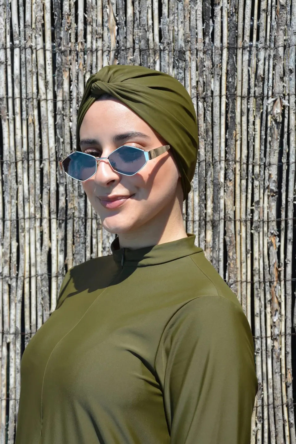 Zwemturban olive