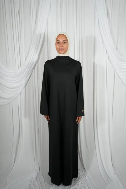 Luxury Jersey Dress Black
