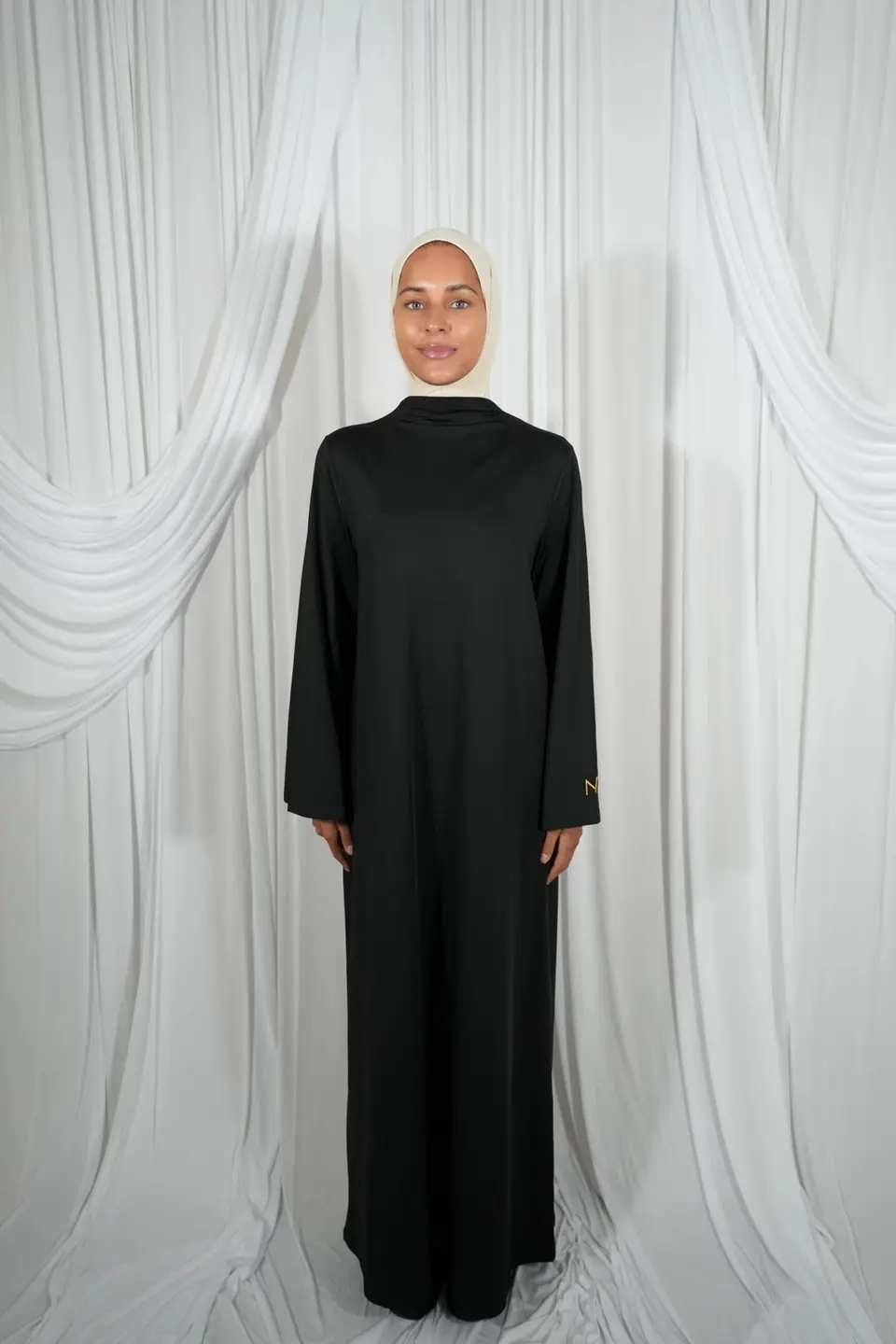 Luxury Jersey Dress Black