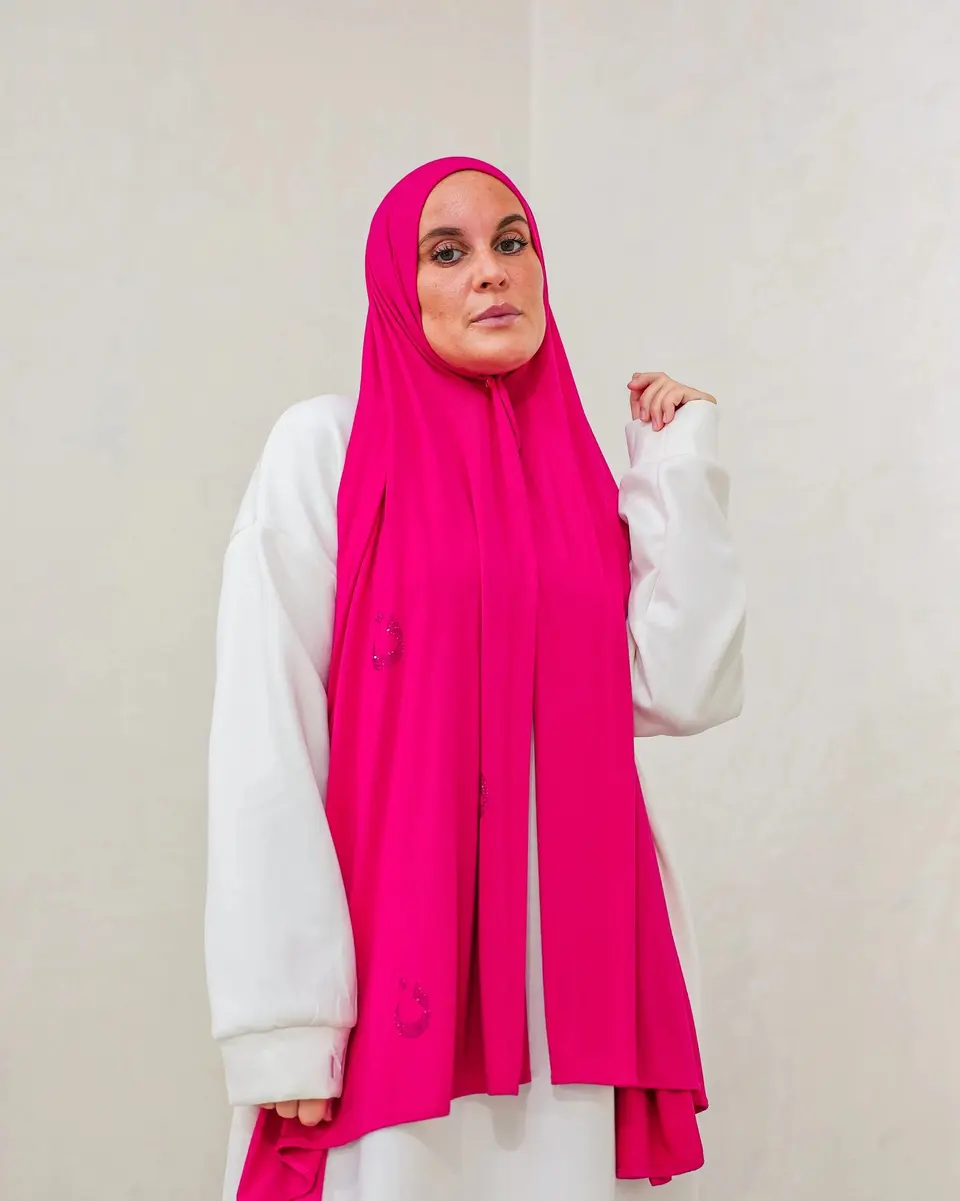 Bamboo Nūn Strass – Fuchsia