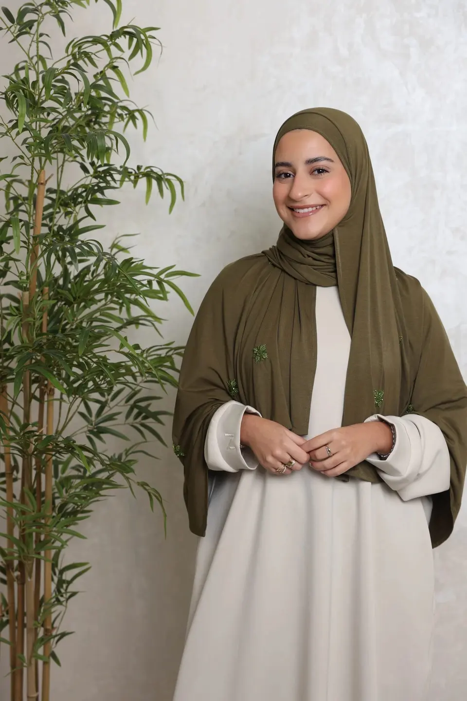 Exclusive Pearl Bamboo – Army Green