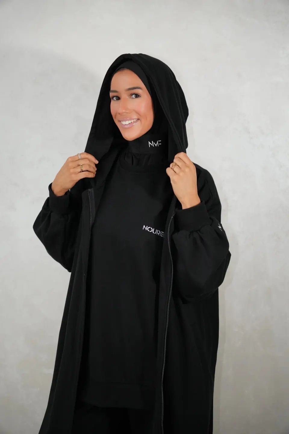 Long Hoodie – Black