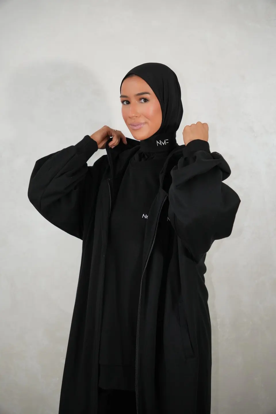 Long Hoodie – Black