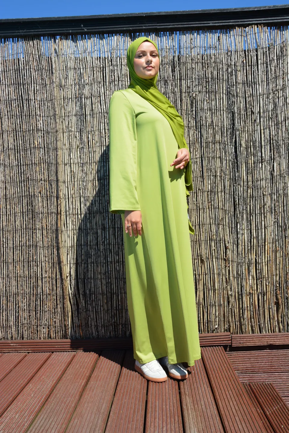Jersey Dress Lime – L/XL – 136 cm