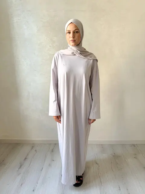 Cotton Sweater Dress Lila