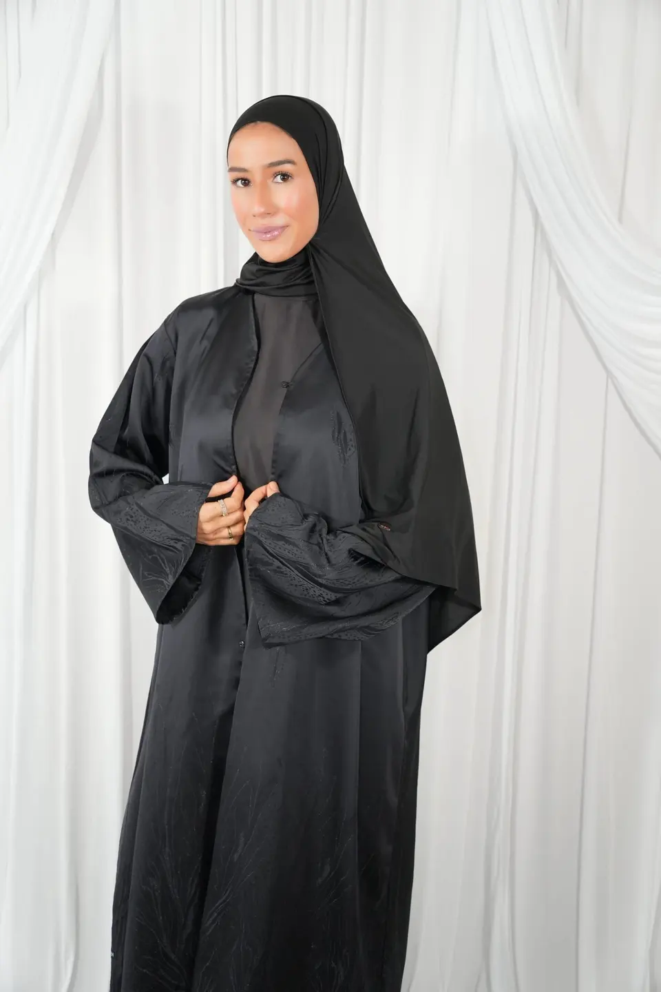 Abaya Set Dessin Black