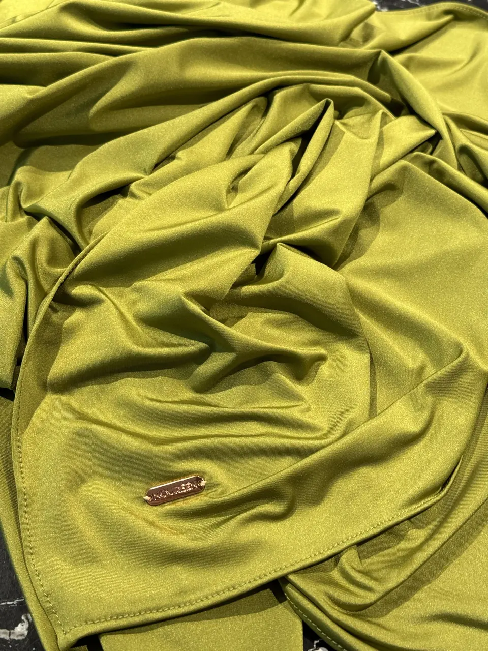 Satin Jersey Lime