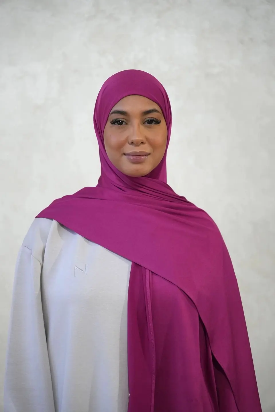 Satin Jersey Fuchsia
