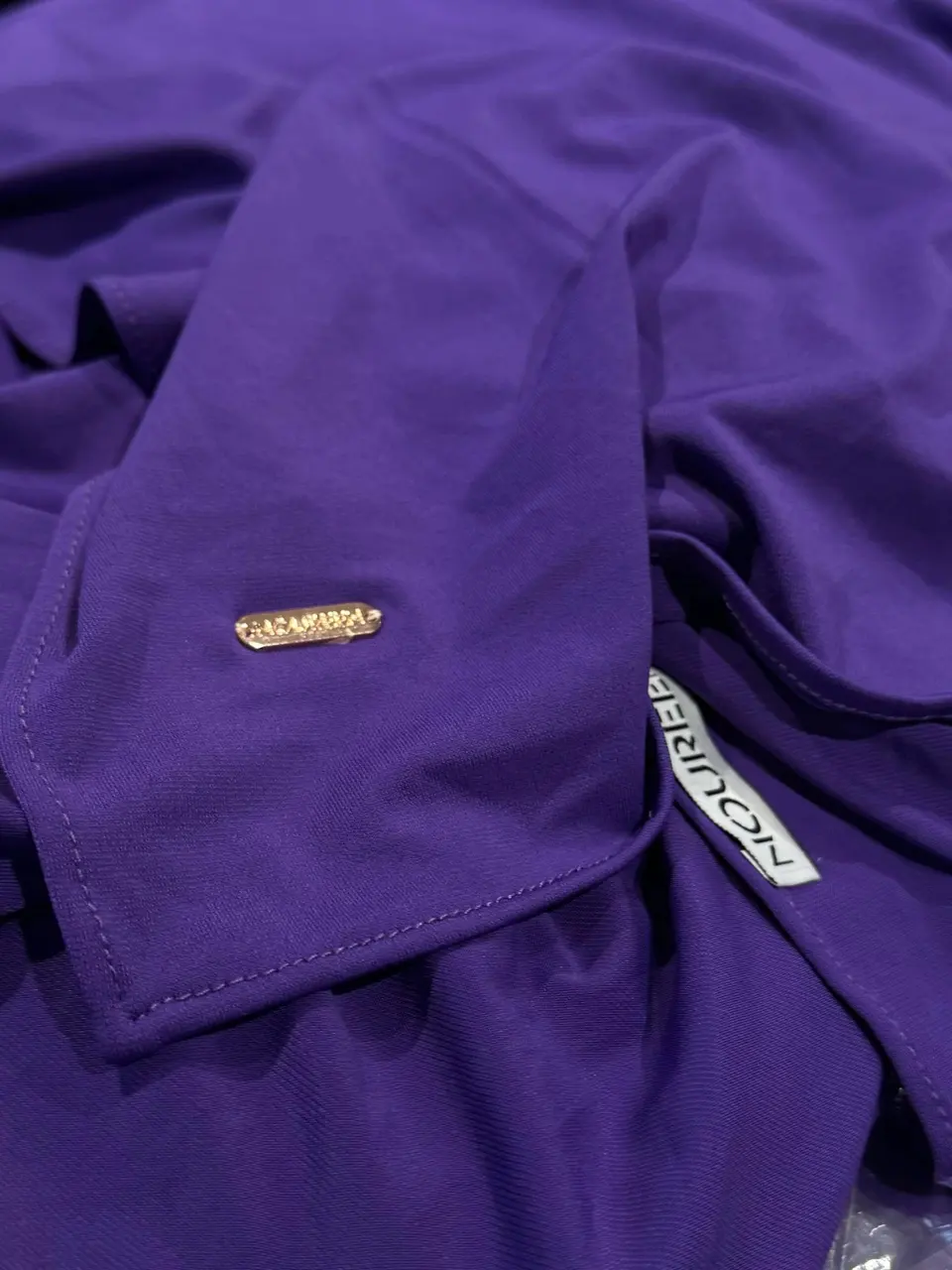 Luxury Lycra Plain – Metallic Violet