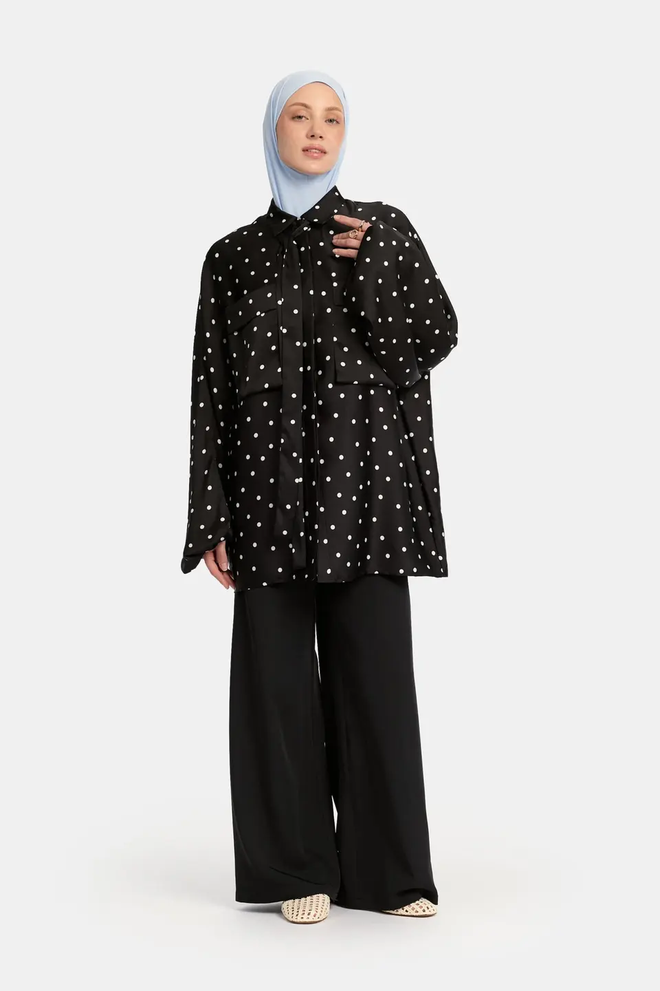 Soft dot Belle Allure twinset Black