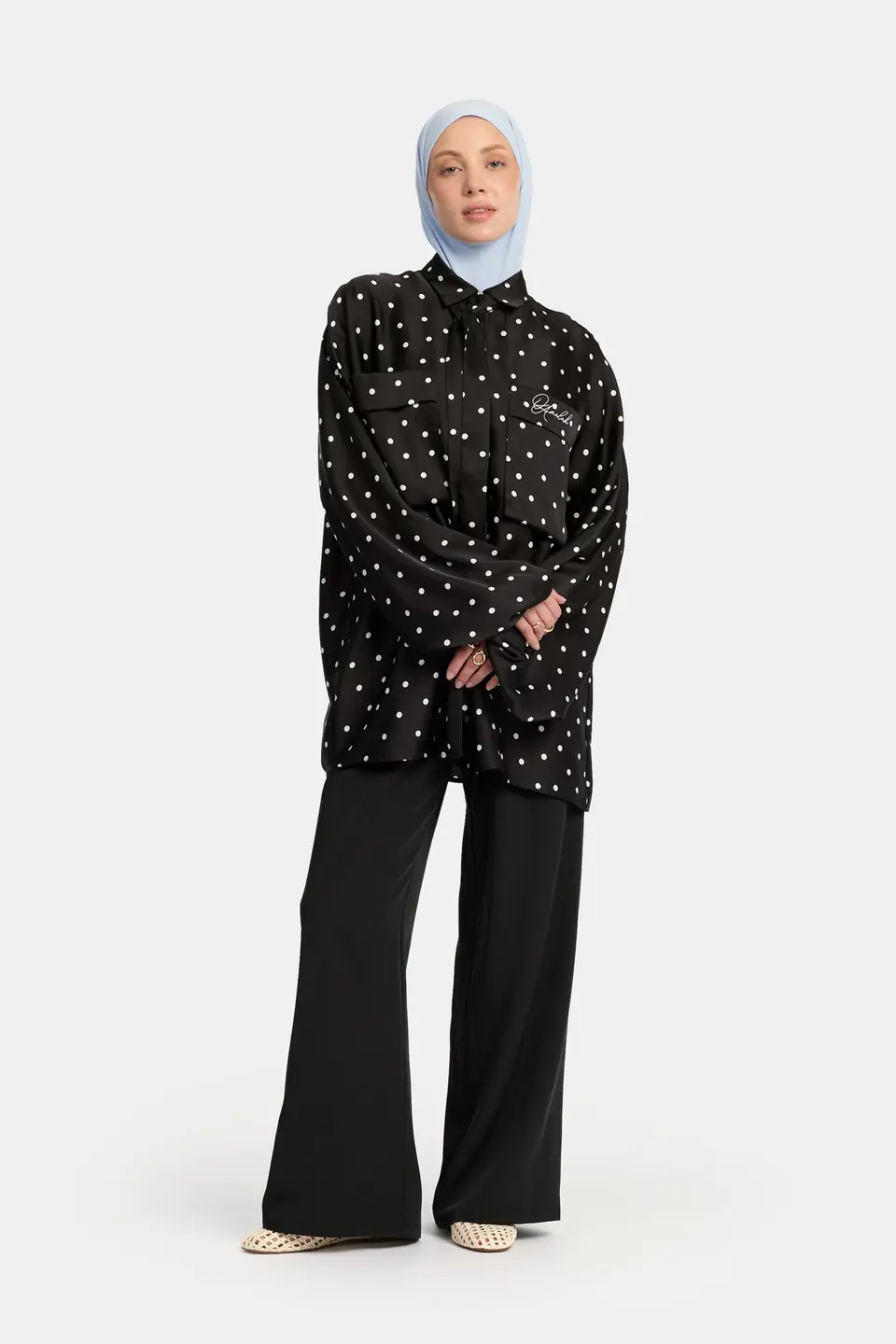 Soft dot Belle Allure twinset Black